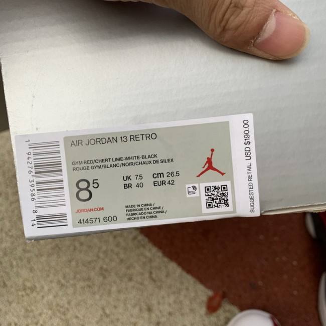 Authentic Air Jordan 13 Red Flint