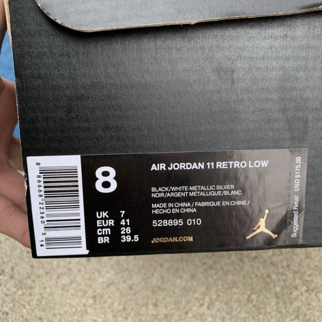 Authentic Air Jordan 11 Retro Low “Barons”