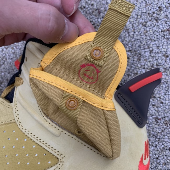 Authentic Travis Scott x Air Jordan 6 Retro Wheat Yellow