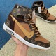 LV X OFF White X Air Jordan 1 with suitcase GS