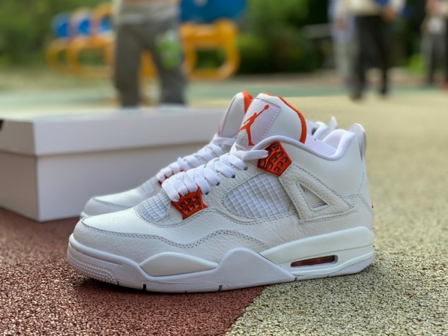 Authentic Air Jordan 4 “Orange Metallic”