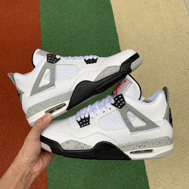 Authentic Air Jordan 4 “White Cement”