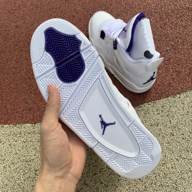 Authentic Air Jordan 4 “Purple Metallic”