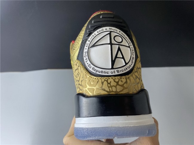 Authentic Air Jordan 3 Retro Golden Tinker