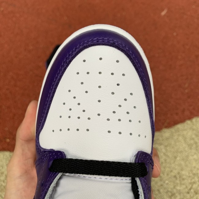 Air Jordan 1 Court Purple White GS