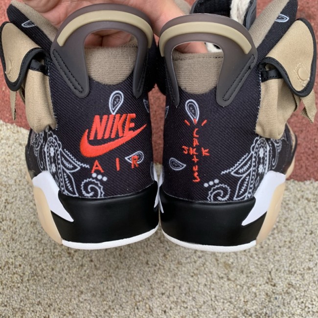 Authentic Travis Scott x Air Jordan 6 Retro Custom made
