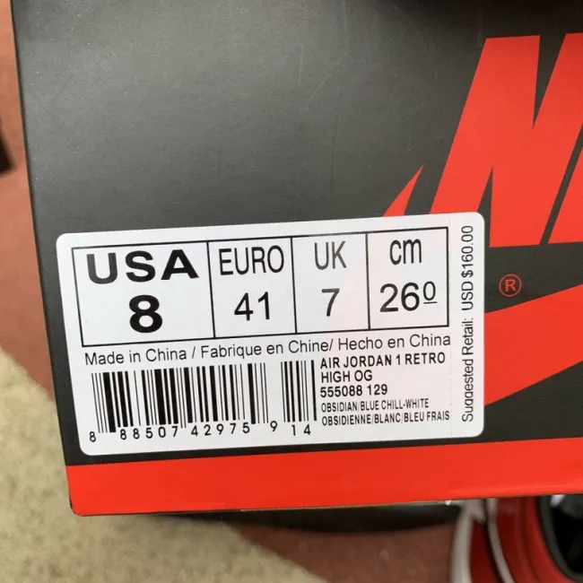Authentic Air Jordan 1 Retro “Blood Line 2.0”