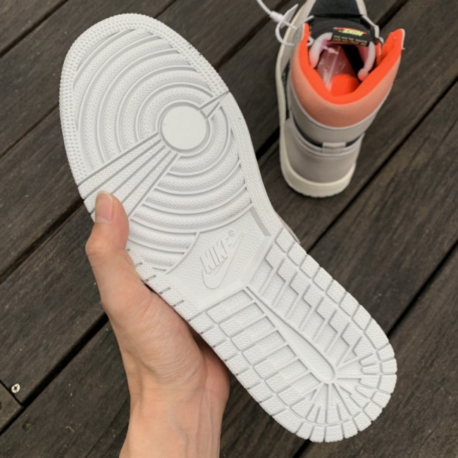 Authentic Cspace Air Jordan 1 Retro OG High Grey Pink