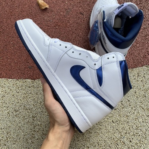 Authentic Air Jordan 1 Retro OG “Metallic Navy”