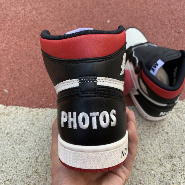 Authentic Air Jordan 1 Retro High Not for Resale Varsity Red
