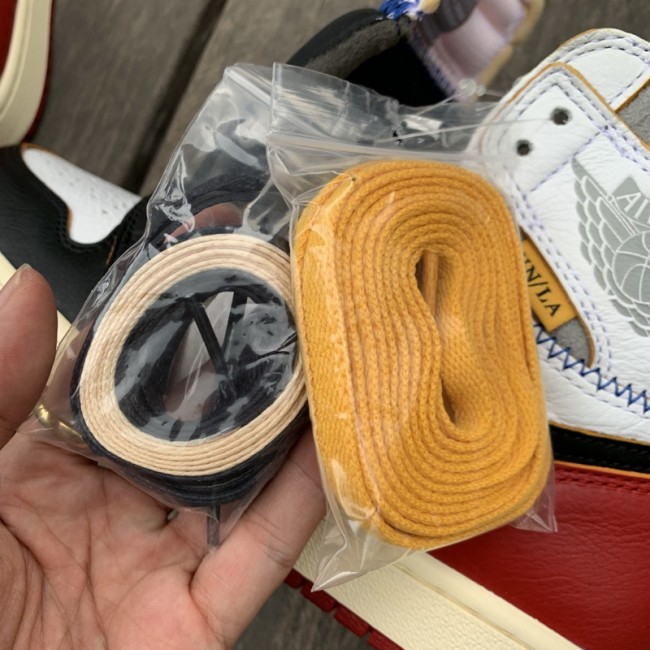 Authentic Union x Air Jordan 1 Retro High OG NRG White Red