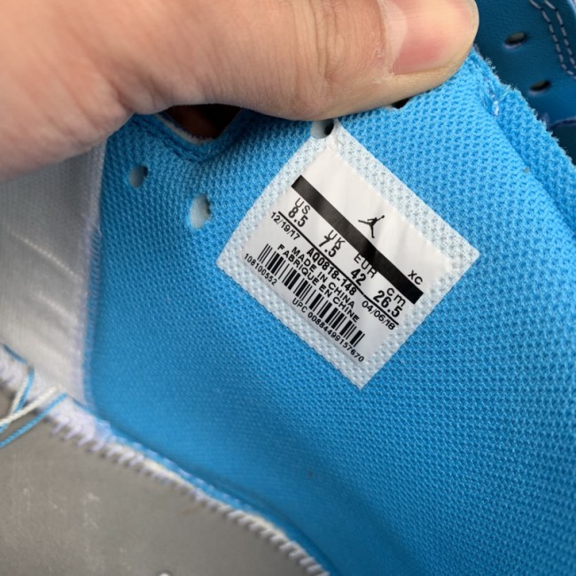 Authentic Air Jordan 1 Retro High Off-White University Blue