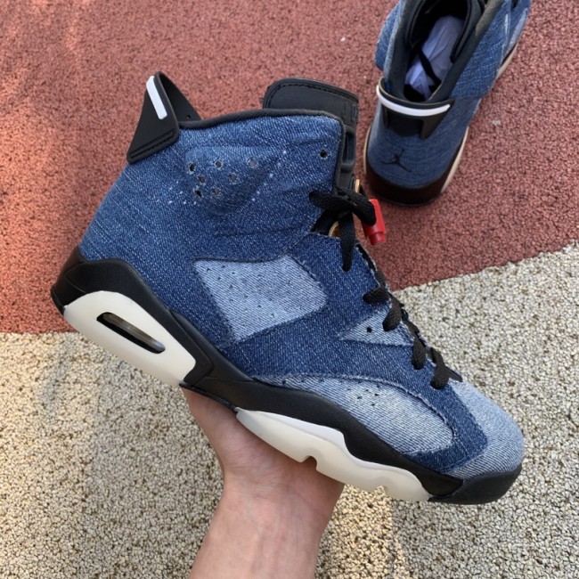 Authentic Air Jordan 6 “Washed Denim” GS