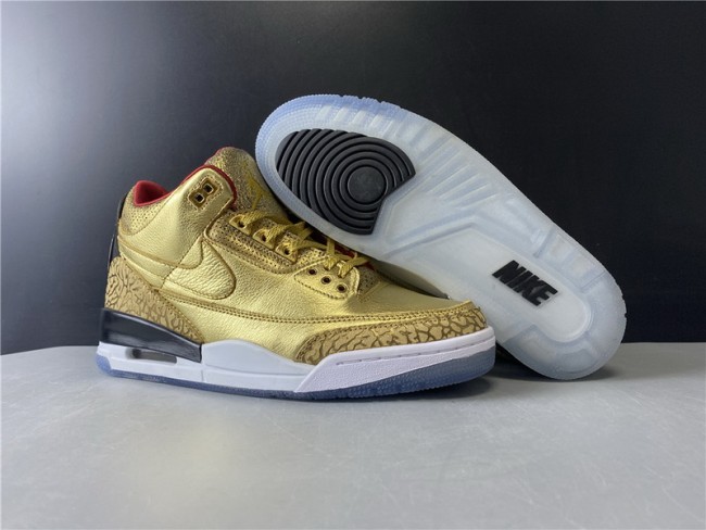 Authentic Air Jordan 3 Retro Golden Tinker