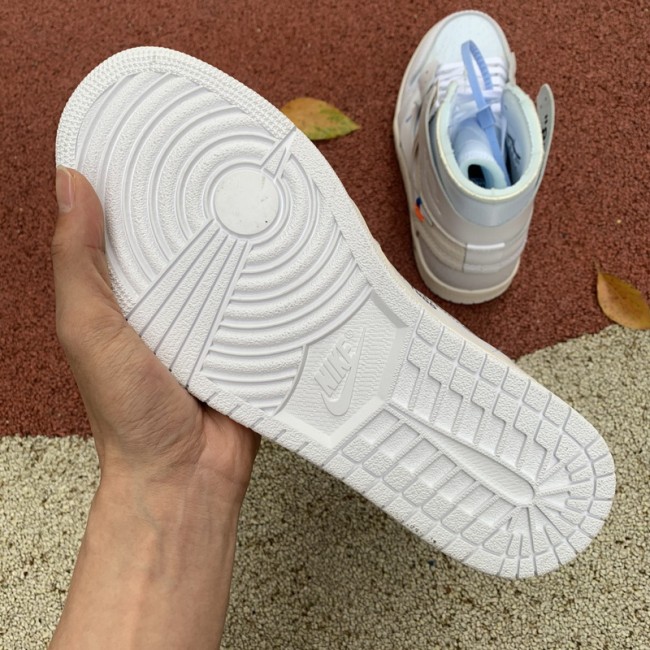 Authentic Off White x Air Jordan 1 Retro White