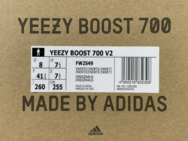 Authentic Yeezy Boost 700 V2 “Inertia” 2.0