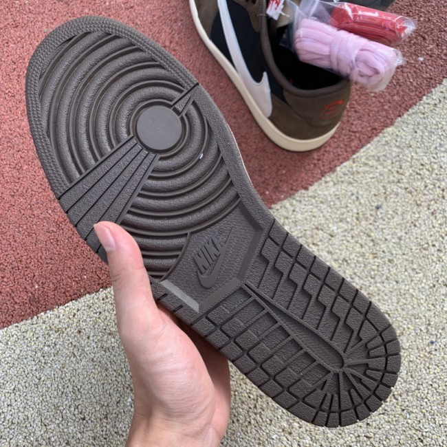 Authentic Travis Scott x Air Jordan 1 Retro Low “Dark Mocha”