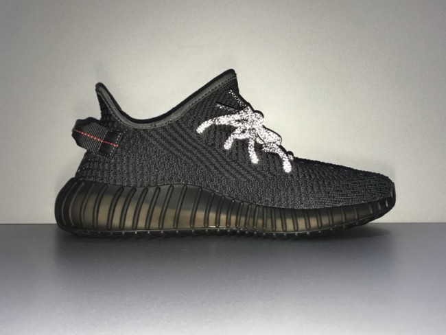 Authentic Yeezy Boost 350 V2 Black Static Non-Reflective