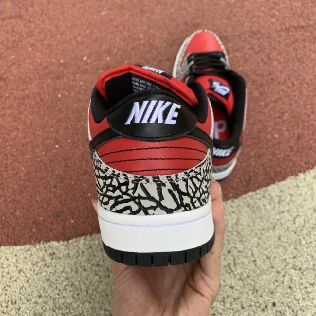 Nike Dunk SB Low Supreme Red Cement (2012)