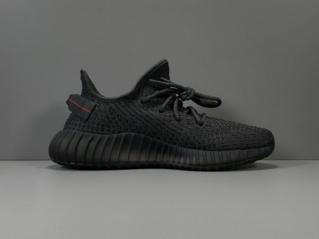 Authentic Yeezy Boost 350 V2 Static Black full-reflective