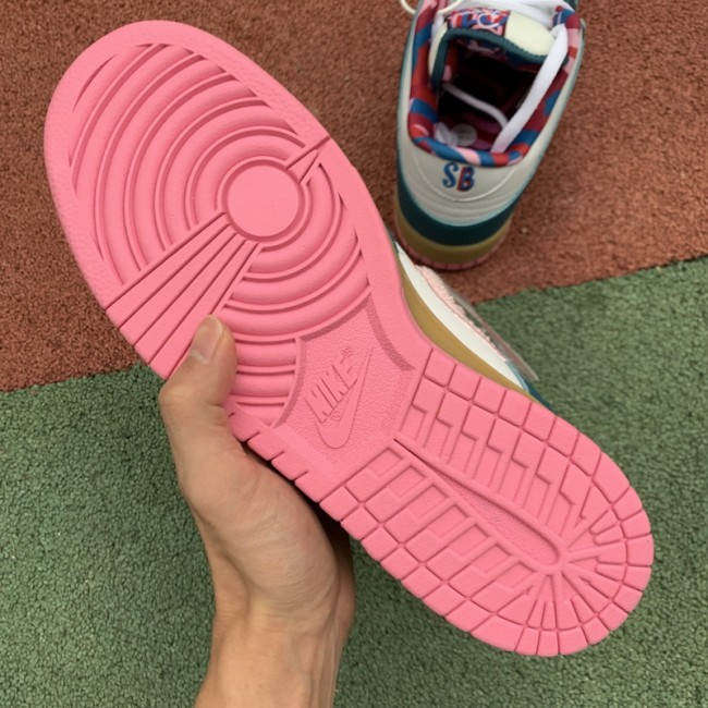 Authentic Nike SB dunk low Pro x Parra Dark Green