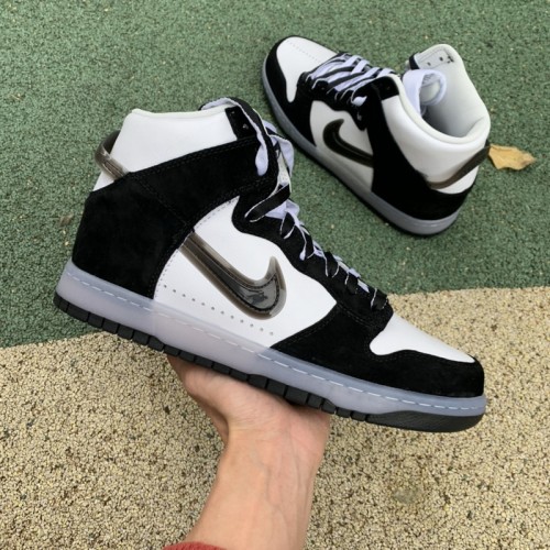 Authentic Nike Dunk High Slam Jam White Black