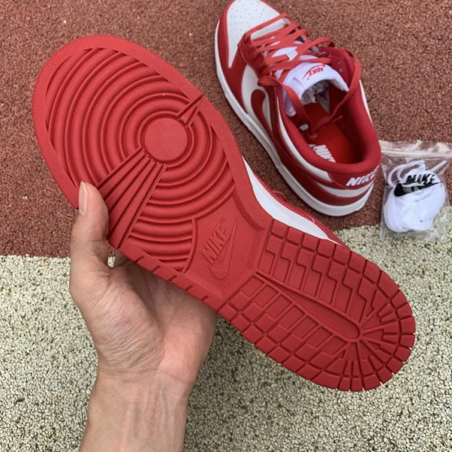 Authentic Nike Dunk Low University Red