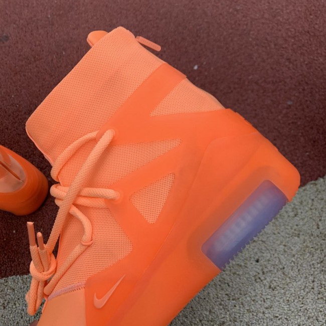 Authentic Nike Air Fear of God 1 Orange