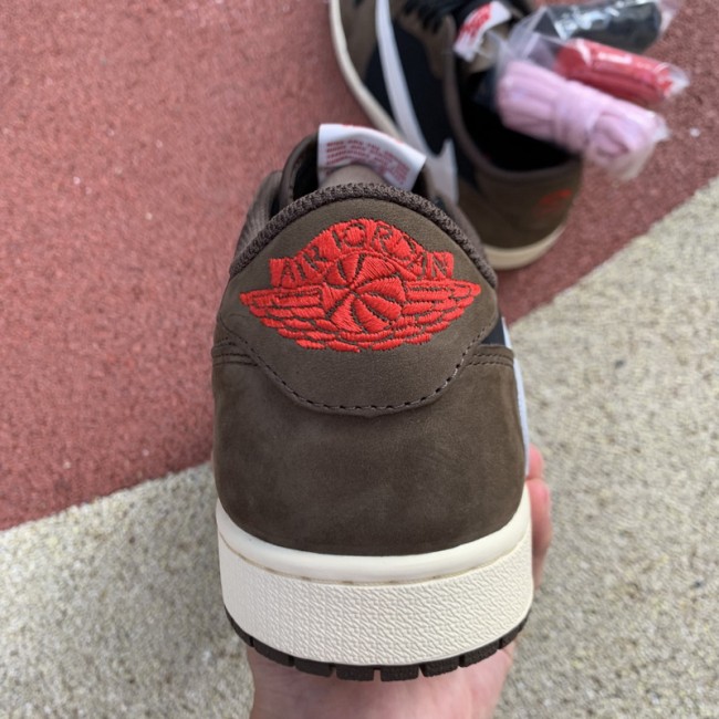 Authentic Travis Scott x Air Jordan 1 Retro Low “Dark Mocha”