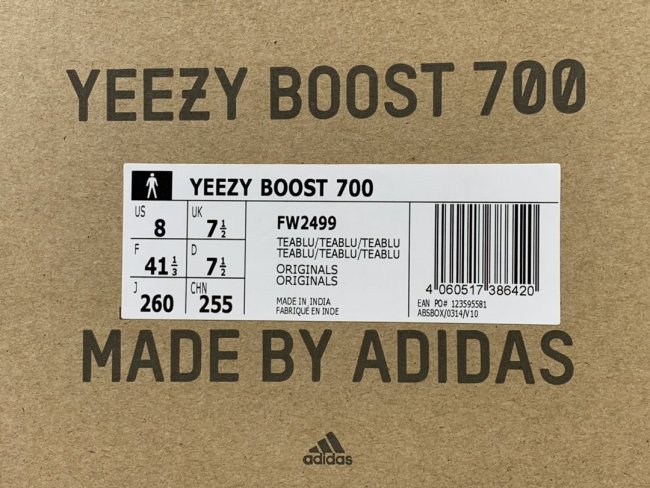 Authentic Yeezy Boost 700 “Teal Blue”