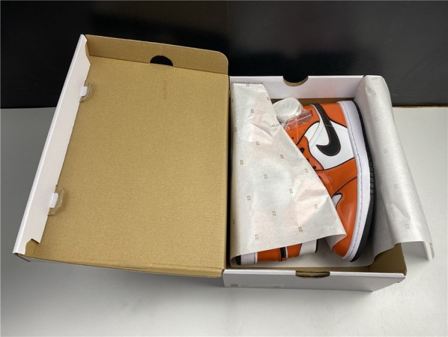 Authentic Air Jordan 1 Mid “Turf Orange”