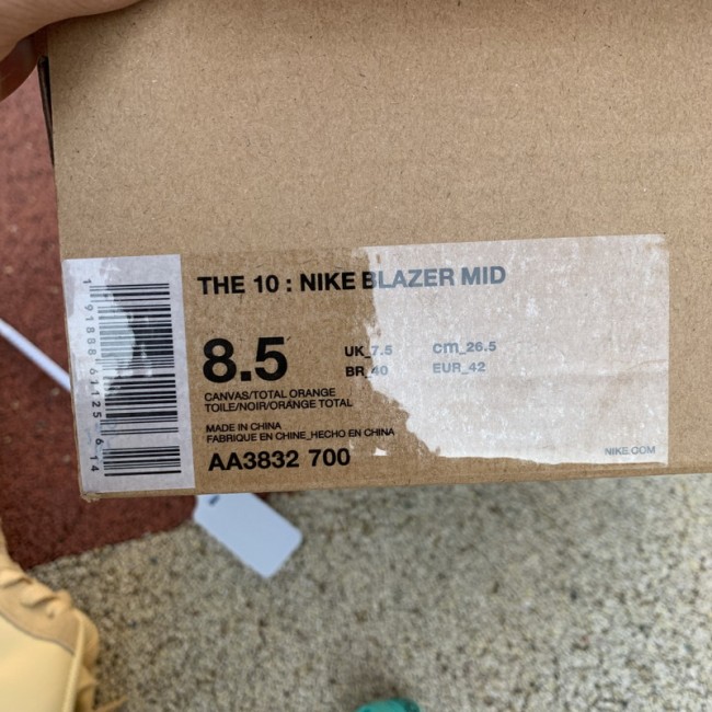 Authentic OFF-WHITE x Nike Blazer Mid “All Hallow’s Eve”