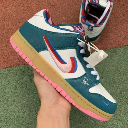Authentic Nike SB dunk low Pro x Parra Dark Green