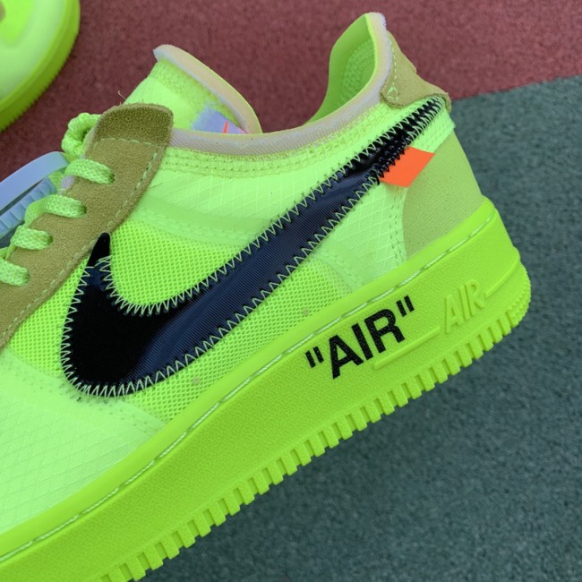 Authentic OFF-WHITE x Nike Air Force 1 “Volt”