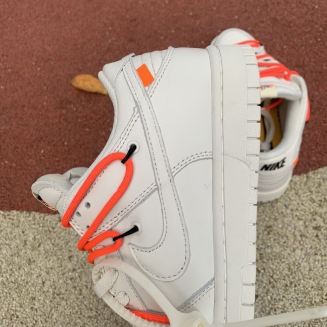 Authentic OFF-WHITE x Nike Dunk Low White