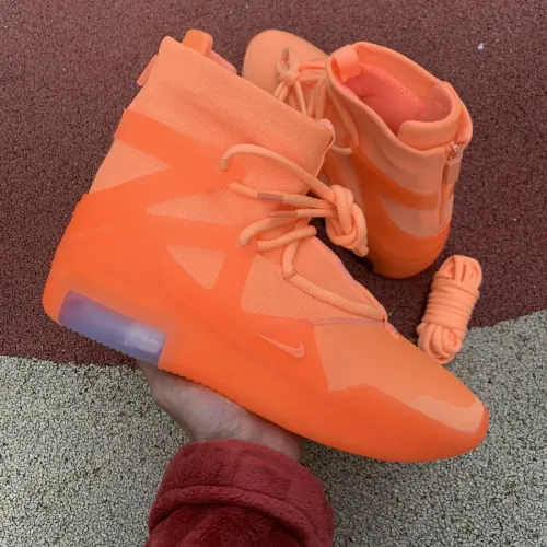 Authentic Nike Air Fear of God 1 Orange