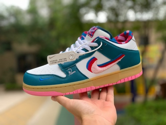 Authentic Nike SB dunk low Pro x Parra Dark Green