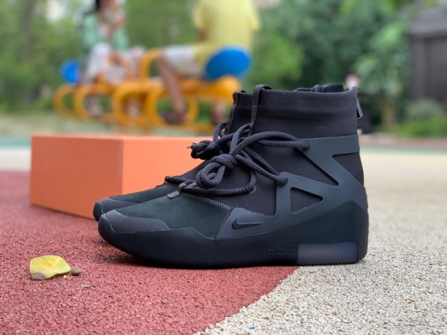 Authentic Nike Air Fear of God 1 “Triple Black”