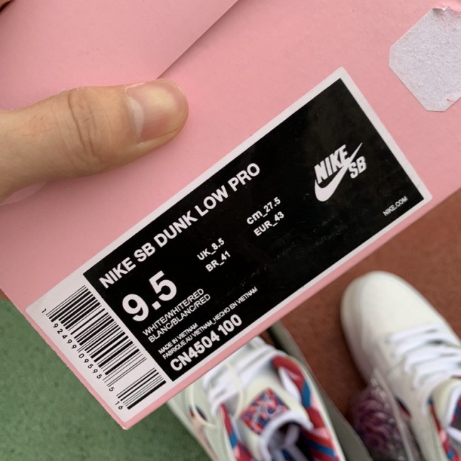 Authentic Nike SB dunk low Pro x Parra