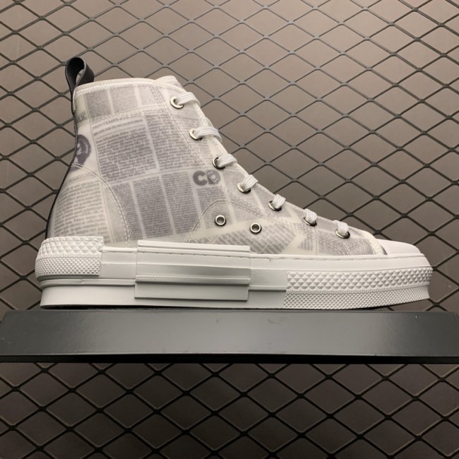 Dior B23 High Top Daniel Arsham Newspaper