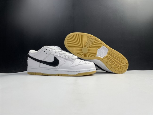 Nike SB Dunk Low Orange Label White Navy