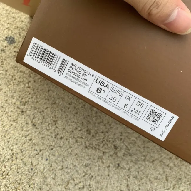 Air Jordan 6 Travis Scott British Khaki GS