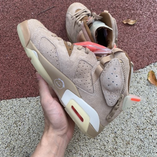 Air Jordan 6 Travis Scott British Khaki GS