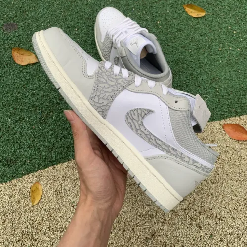 Air Jordan 1 Retro Low PRM Smoke Grey Elephant