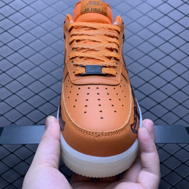 Nike Air Force 1 Low Orange Skeleton
