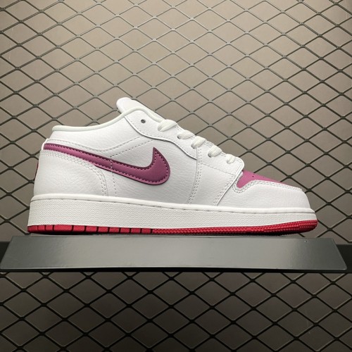 Air Jordan 1 Retro Low White True Berry