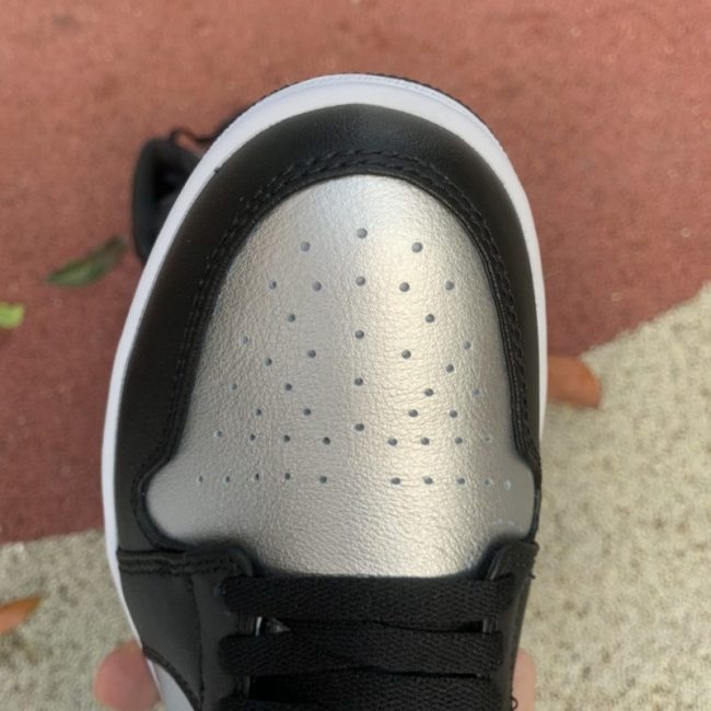Air Jordan 1 Retro Low SE Black Metallic Silver