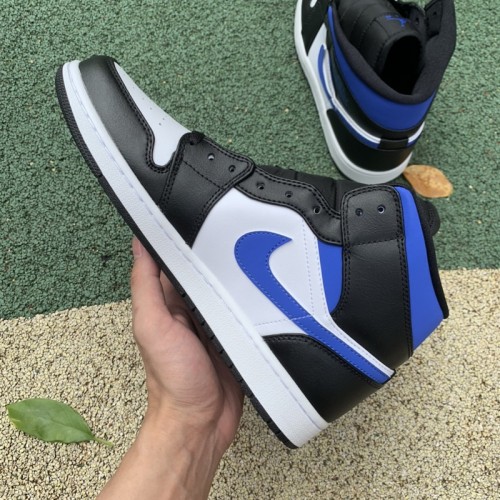 Air Jordan 1 Mid White Black Royal