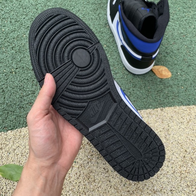Air Jordan 1 Mid White Black Royal
