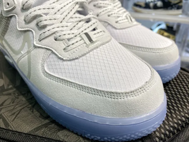 Nike Air Force 1 React White Light Bone